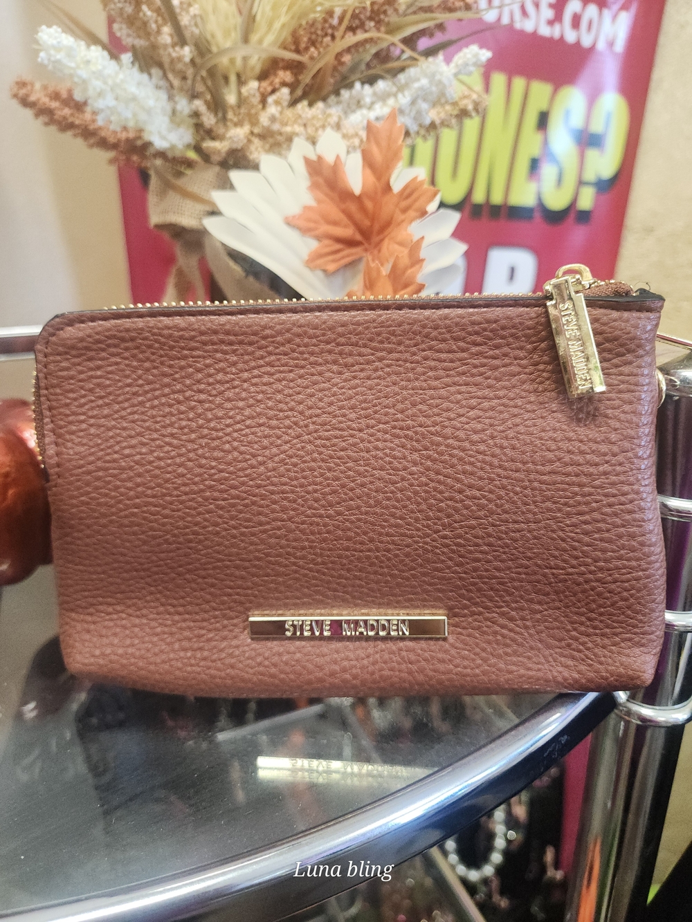 Steve Madden Brown Crossbody Bag